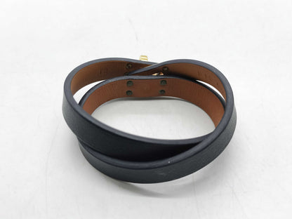 Hermes Kelly Double Tour Bracelet Leather, Neutral, Leather, Bracelet