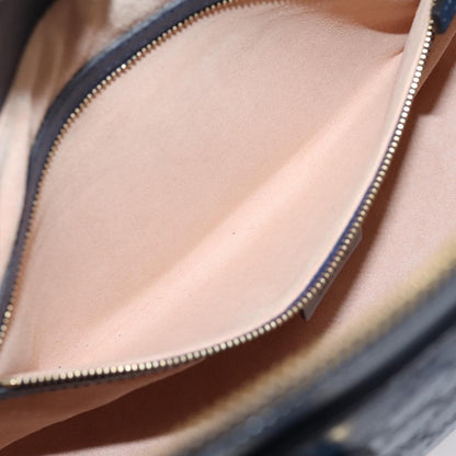 Gucci Linea A Convertible Guccissima Leather, Navy, Leather, Tote Bag