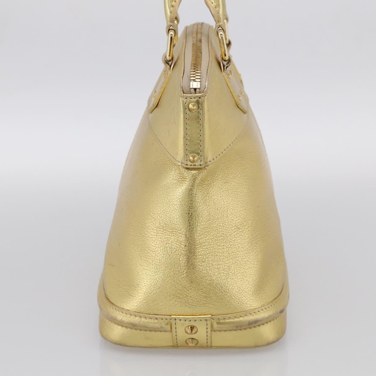 Louis Vuitton Suhali Lockit Leather, Gold, Leather, Handbag