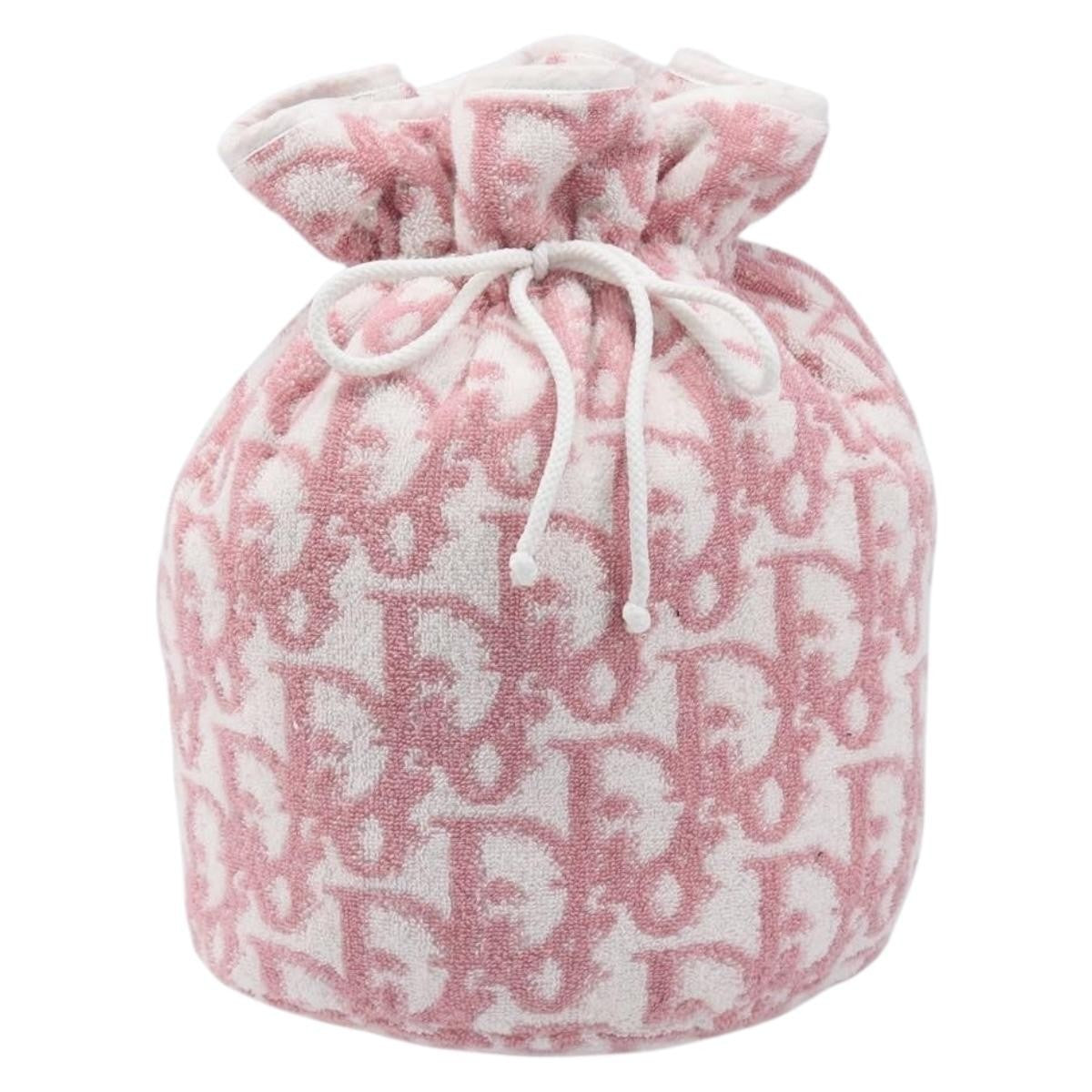 Christian Dior Trotter Clutch Trotter Canvas, Pink, Canvas, Clutch
