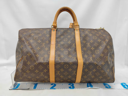 Louis Vuitton Keepall Bag Monogram Canvas, Brown, Canvas, Travel Bag