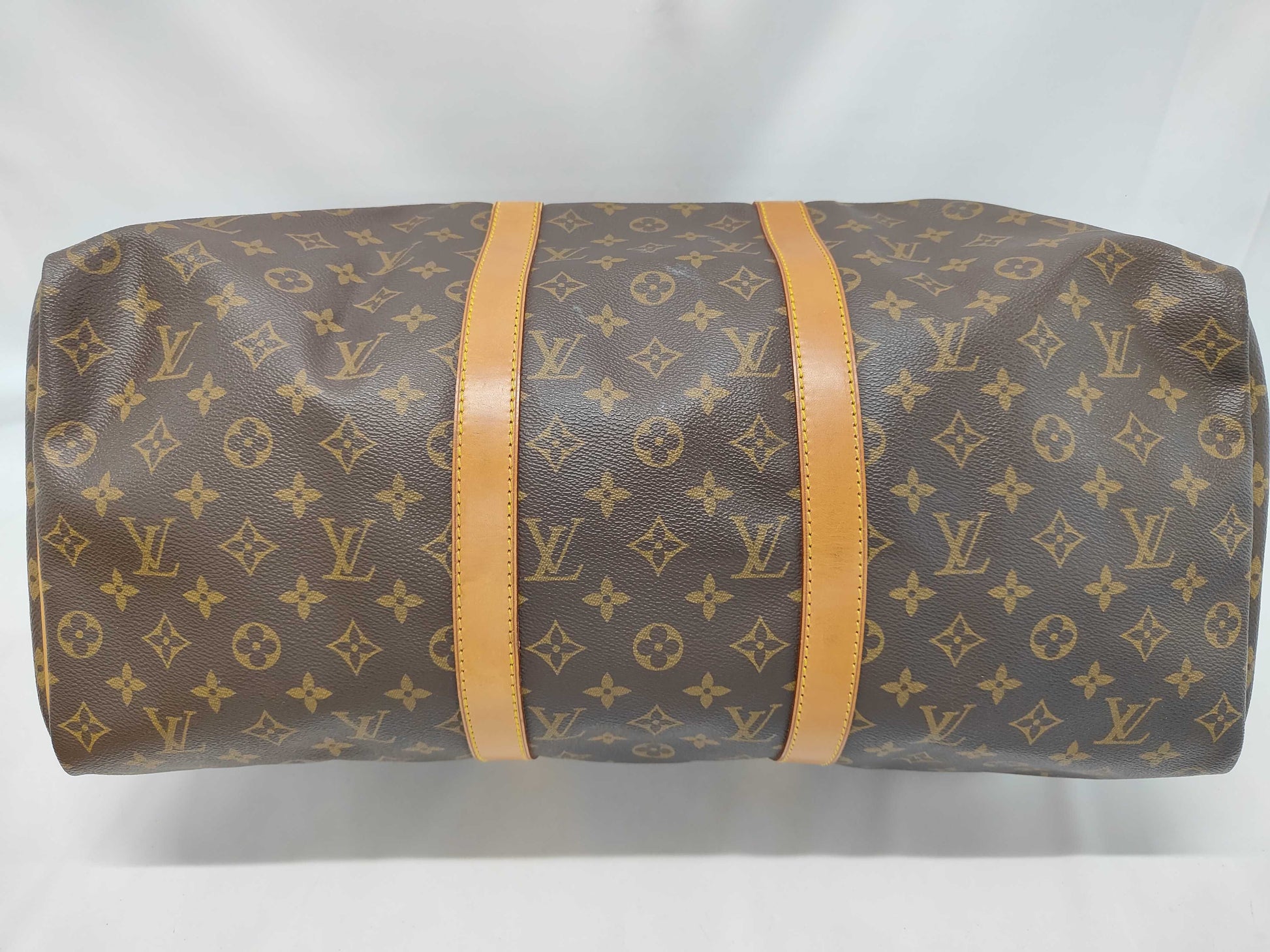Louis Vuitton Keepall Bag Monogram Canvas, Brown, Canvas, Travel Bag