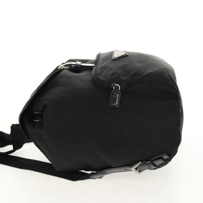 Prada Front Pocket Tessuto, Black, Nylon, Backpack