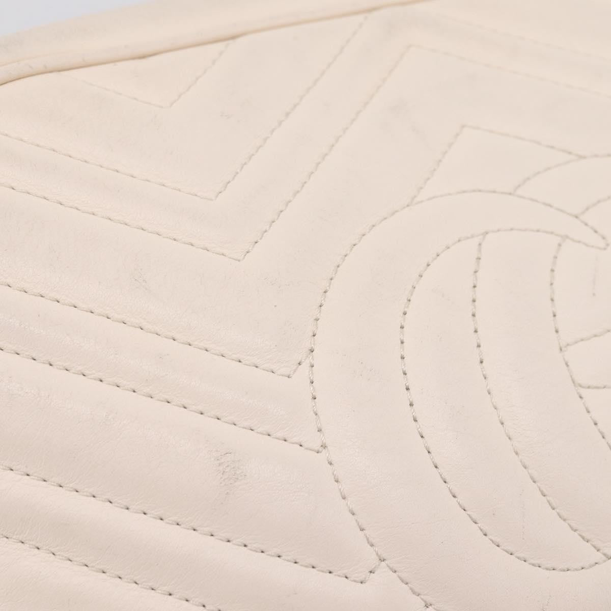 Gucci GG Marmont Multi-Use Matelasse Leather, White, Leather, Handbag