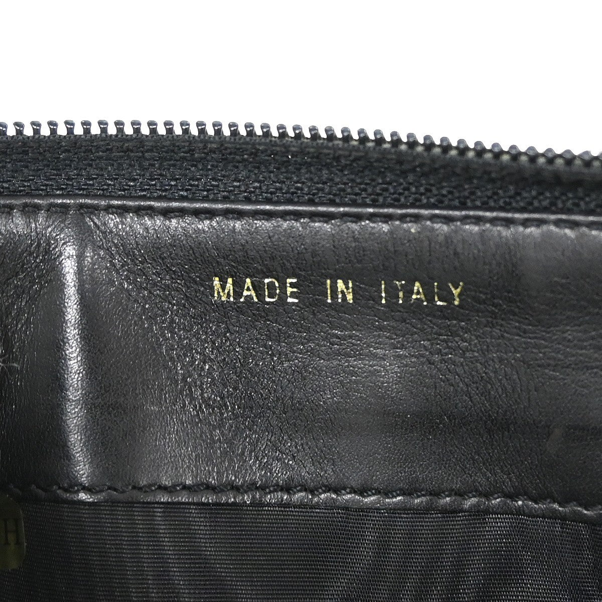 Chanel Portefeuille long CC logo calfskin leather, Black, Leather, Wallet