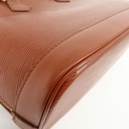 Louis Vuitton Alma Epi Leather, Brown, Leather, Handbag