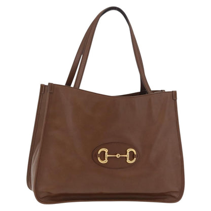 Gucci Horsebit 1955 Leather, Brown, Leather, Tote Bag