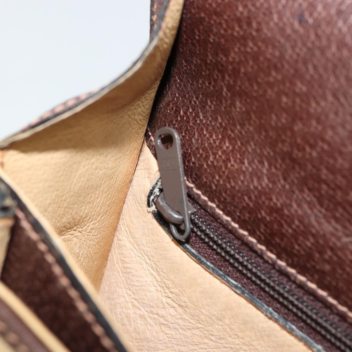 Balenciaga B. Shoulder Leather, Beige, Canvas, Shoulder Bag