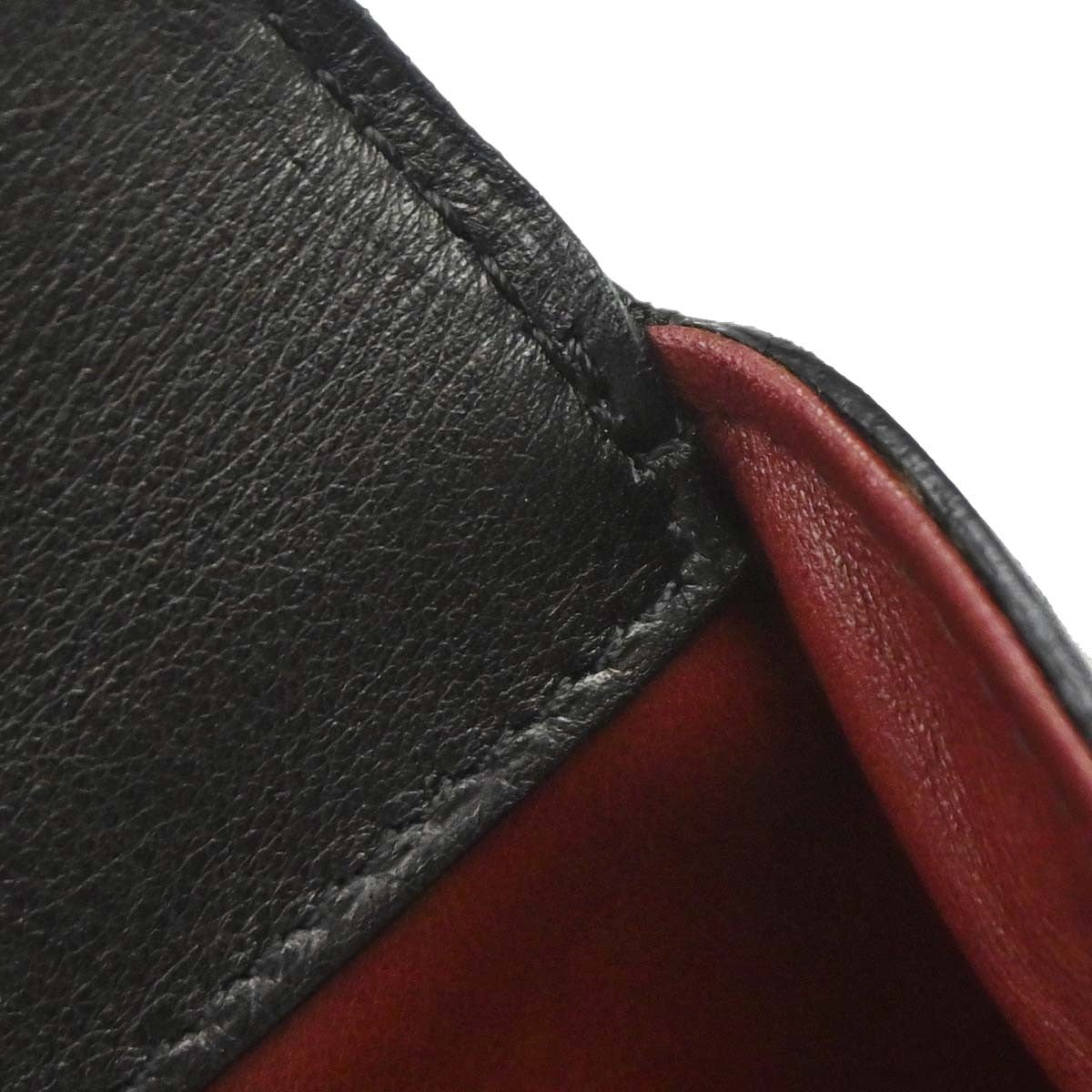 Cartier Cabochon Leather, Black, Leather, Handbag