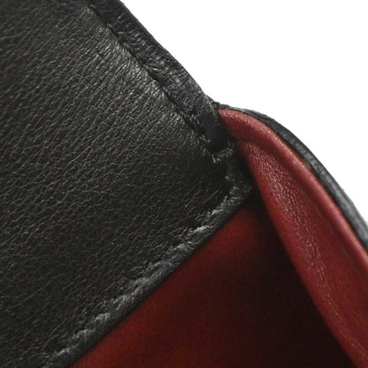 Cartier Cabochon Leather, Black, Leather, Handbag