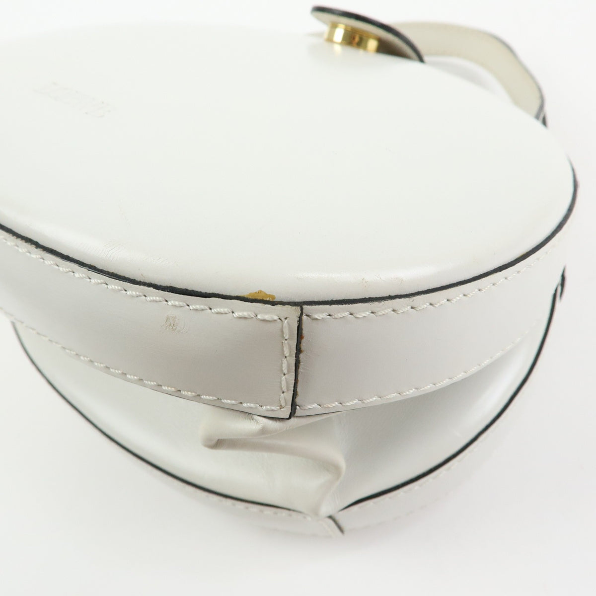 Loewe Vintage Leather, White, Leather, Shoulder Bag