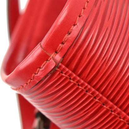 Louis Vuitton Bucket Epi Leather, Red, Leather, Tote Bag
