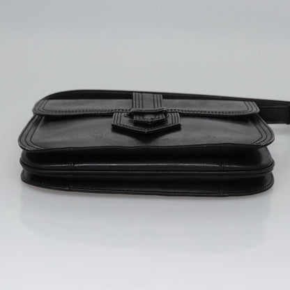 Saint Laurent Vintage Leather, Black, Leather, Handbag