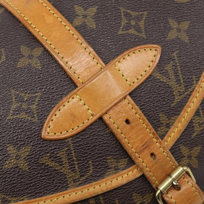 Louis Vuitton Saumur Monogram Canvas, Brown, Canvas, Shoulder Bag