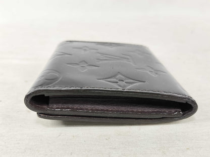 Louis Vuitton Business Card Holder Monogram Empreinte Leather, Burgundy, Patent Leather, Card Holder