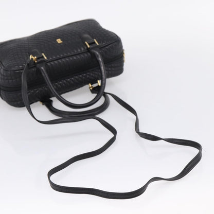 Bally Handbag Leather, Black, Leather, Handbag