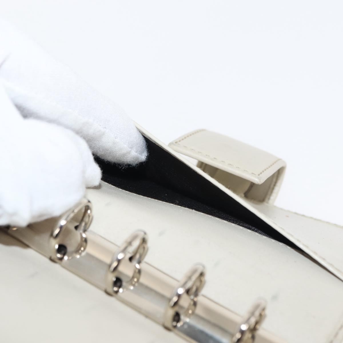 Gucci Ring Agenda Cover Guccissima Leather, Beige, Leather, Briefcase