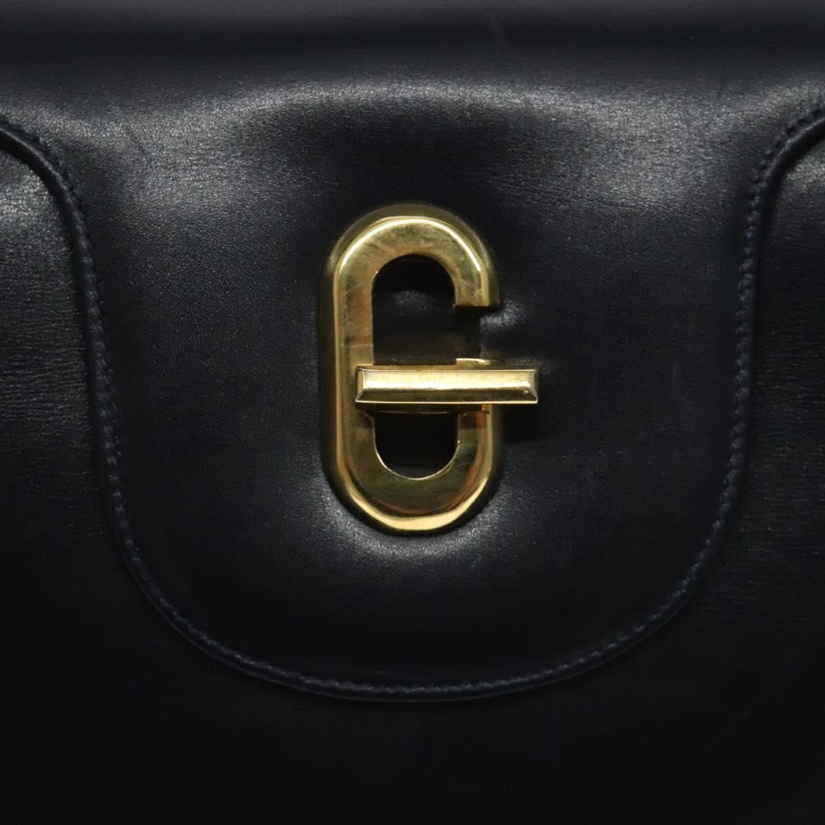Gucci Vintage Leather, Navy, Leather, Handbag