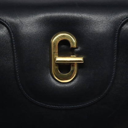 Gucci Vintage Leather, Navy, Leather, Handbag