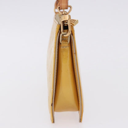 Louis Vuitton Lexington Pochette Monogram Vernis, Beige, Patent Leather, Clutch