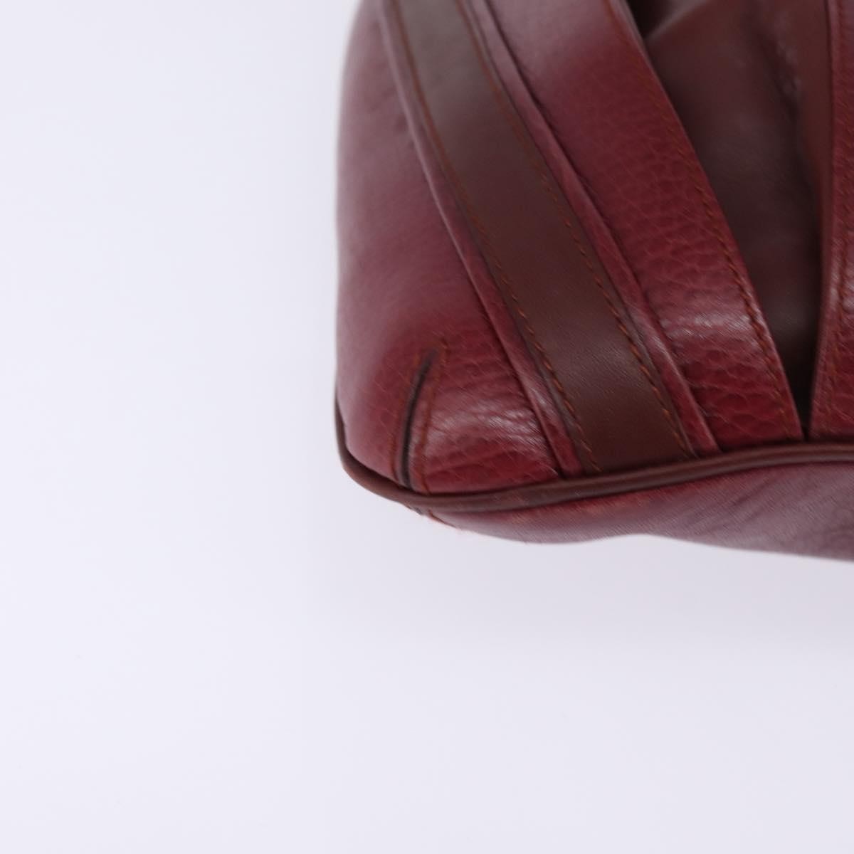 Cartier Must de Cartier Leather, Burgundy, Leather, Bag