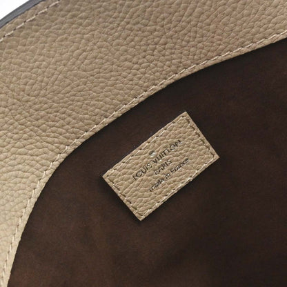 Louis Vuitton Mahina Monogram Leather, Beige, Leather, Shoulder Bag