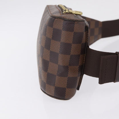 Louis Vuitton Geronimos Waist Damier, Brown, Canvas, Shoulder Bag