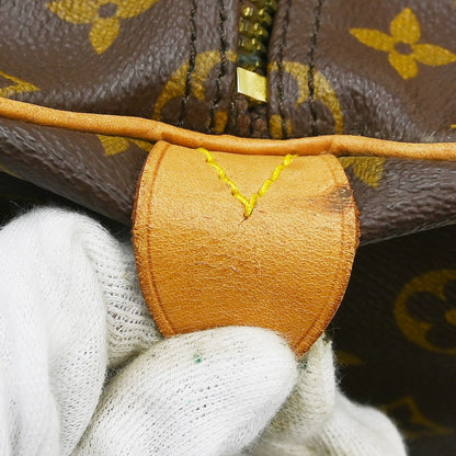 Louis Vuitton Keepall Monogram, Brown, Canvas, Travel Bag