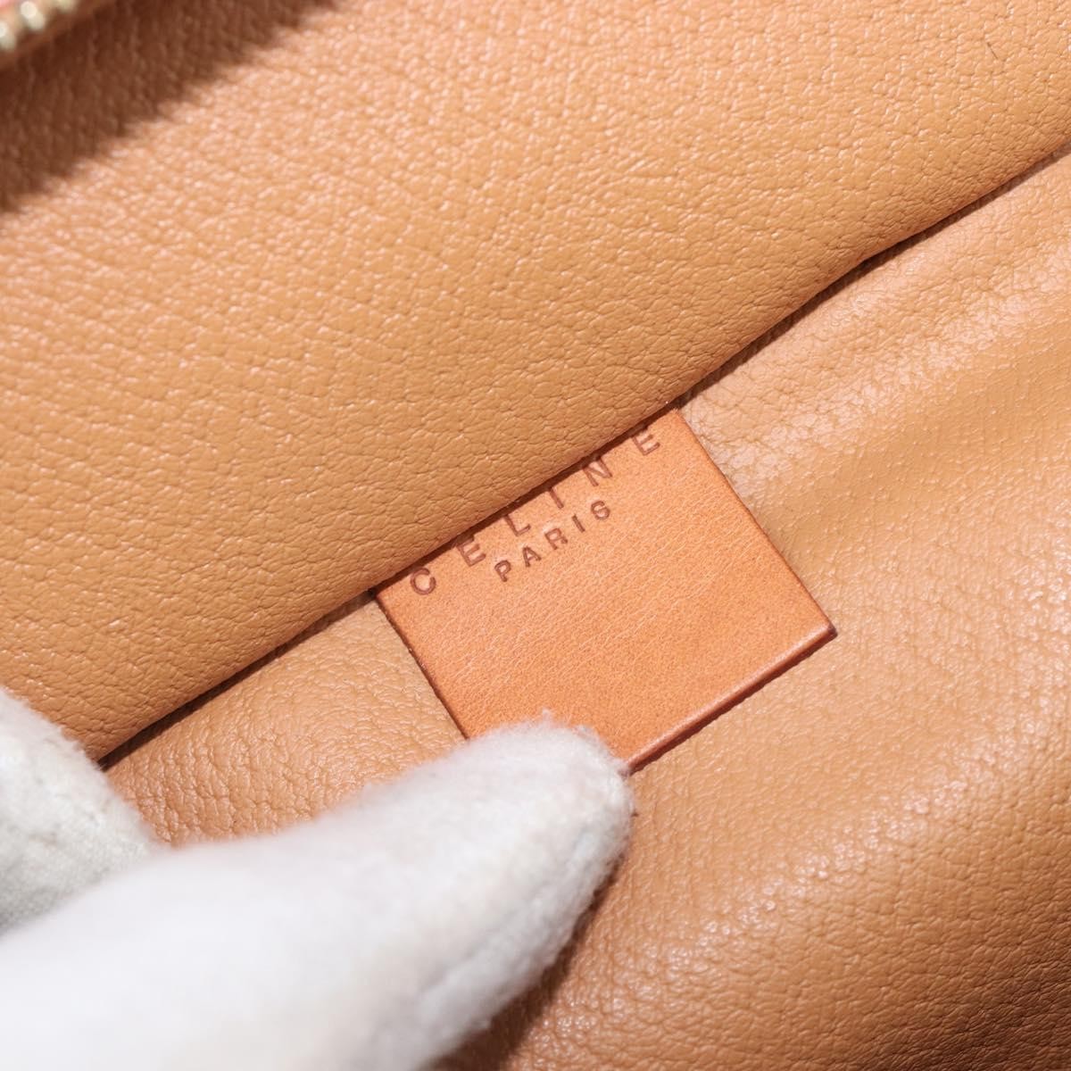 Celine Macadam Vanity Canvas, Brown, Canvas, Clutch