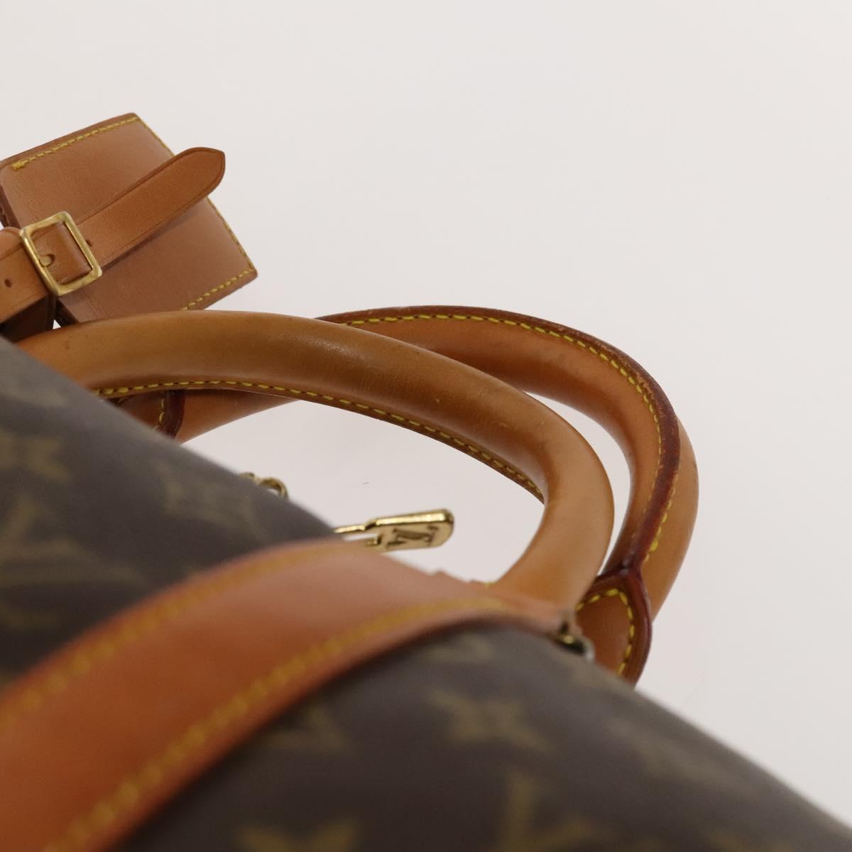 Louis Vuitton Keepall Bag Monogram Canvas, BROWN, CANVAS, Travel bag