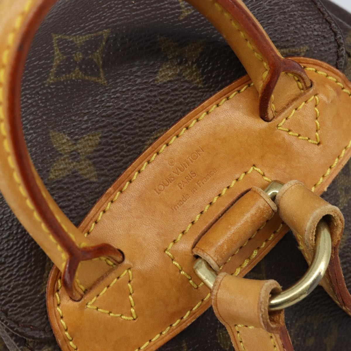 Louis Vuitton Vintage Montsouris Monogram Canvas, Brown, Canvas, Backpack