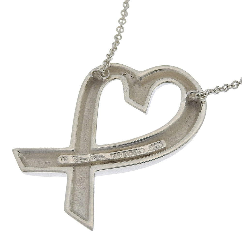 Tiffany & Co. Paloma Picasso Loving Heart Silver, Silver, Silver, Necklace