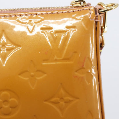 Louis Vuitton Pochette Accessoires NM Monogram Vernis, Brown, Patent Leather, Clutch