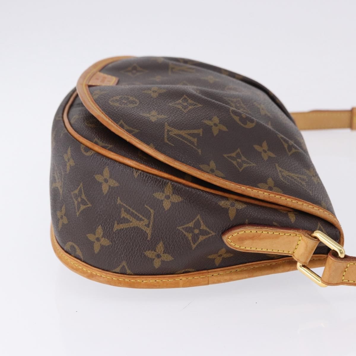 Louis Vuitton Menilmontant Monogram Canvas, Brown, Canvas, Handbag