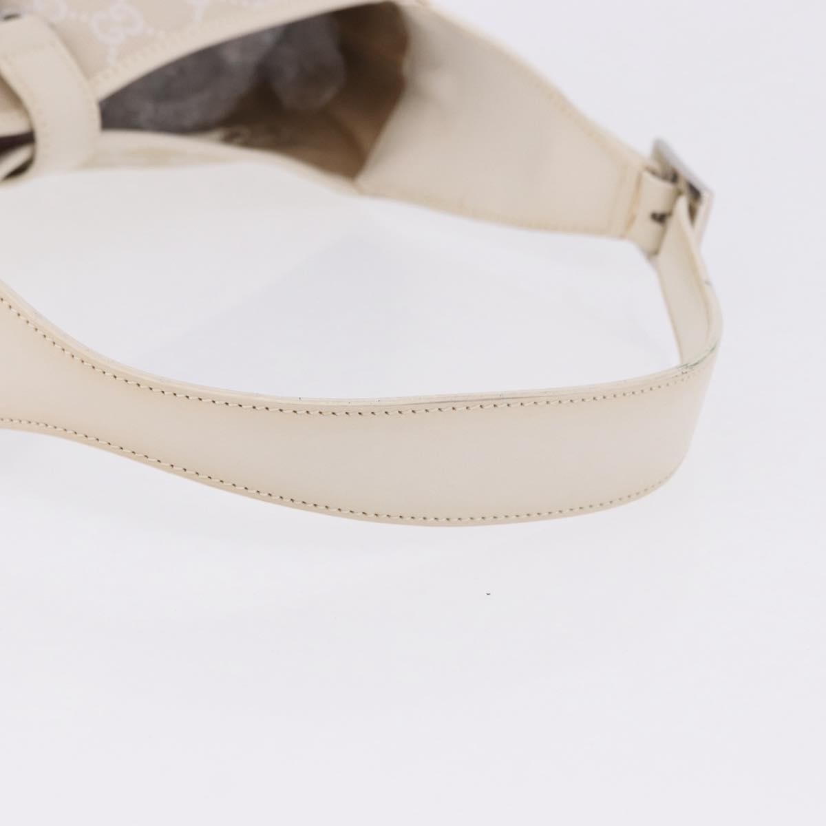 Gucci Jackie Canvas, White, Canvas, Handbag