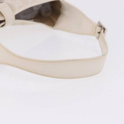 Gucci Jackie Canvas, White, Canvas, Handbag
