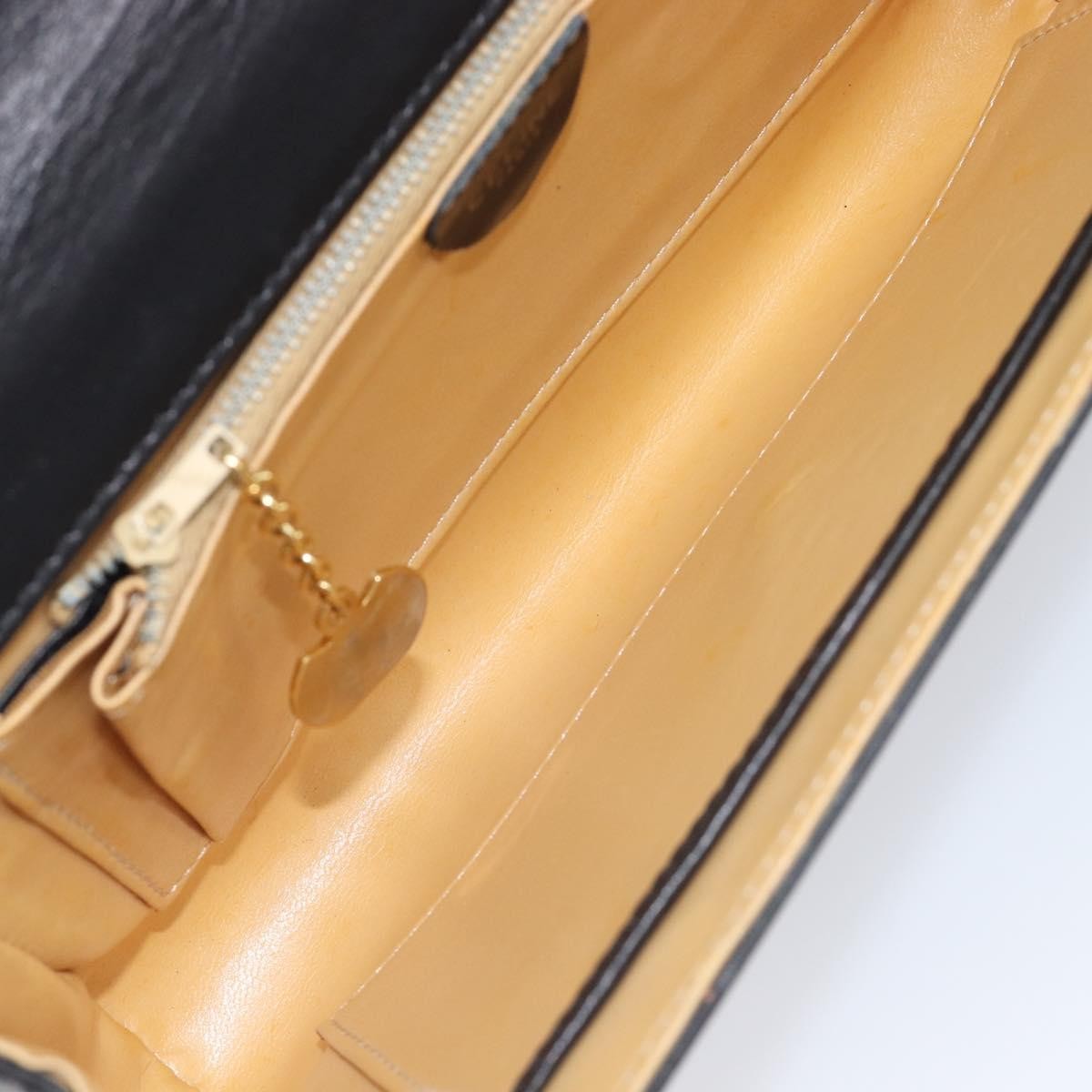 Celine Shoulder Leather, Black, Leather, Shoulder Bag