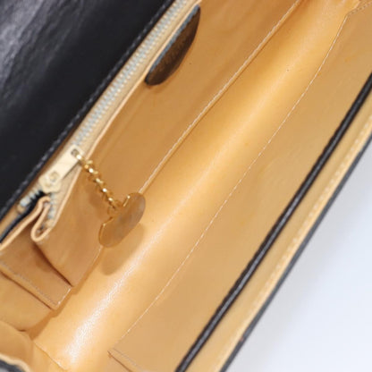 Celine Shoulder Leather, Black, Leather, Shoulder Bag