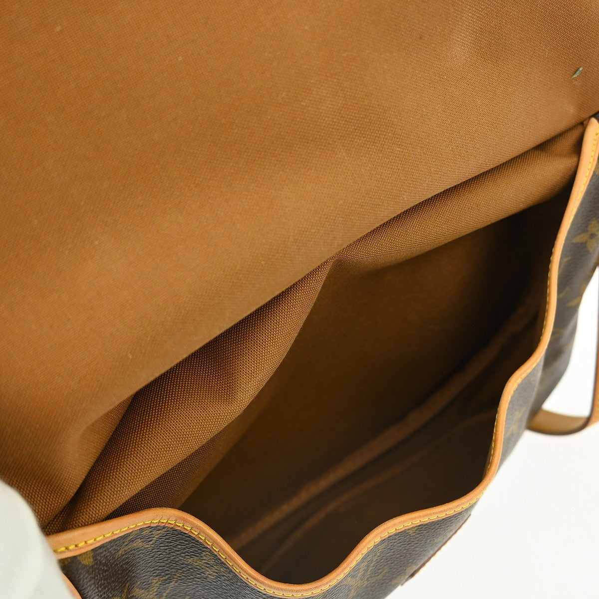 Louis Vuitton Saumur Monogram, Brown, Canvas, Shoulder Bag