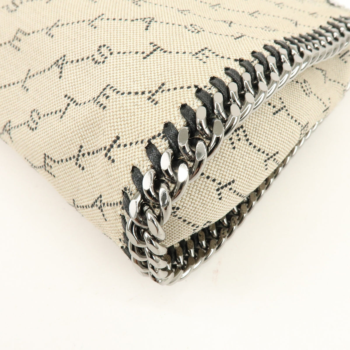 Stella McCartney Falabella Faux Leather, Beige, Canvas, Tote Bag