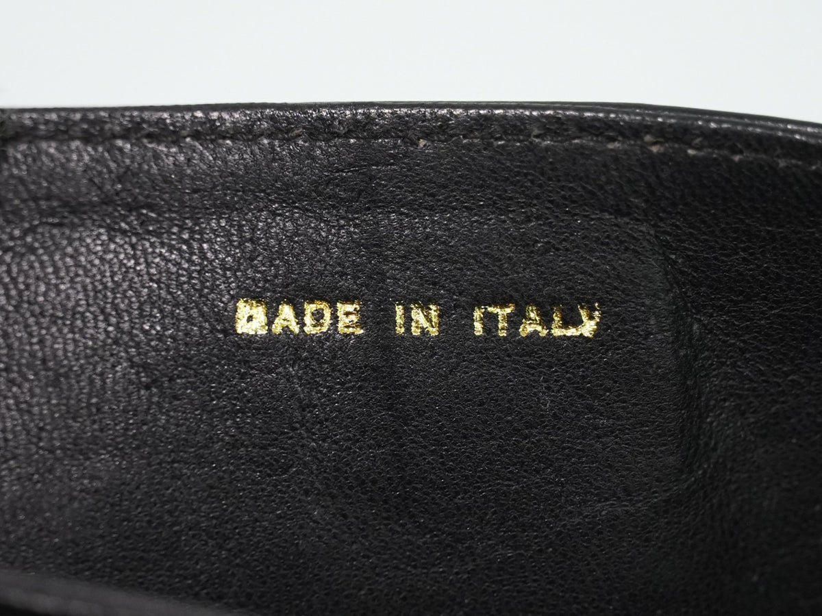 Celine Shoulder Leather, Black, Leather, Shoulder Bag