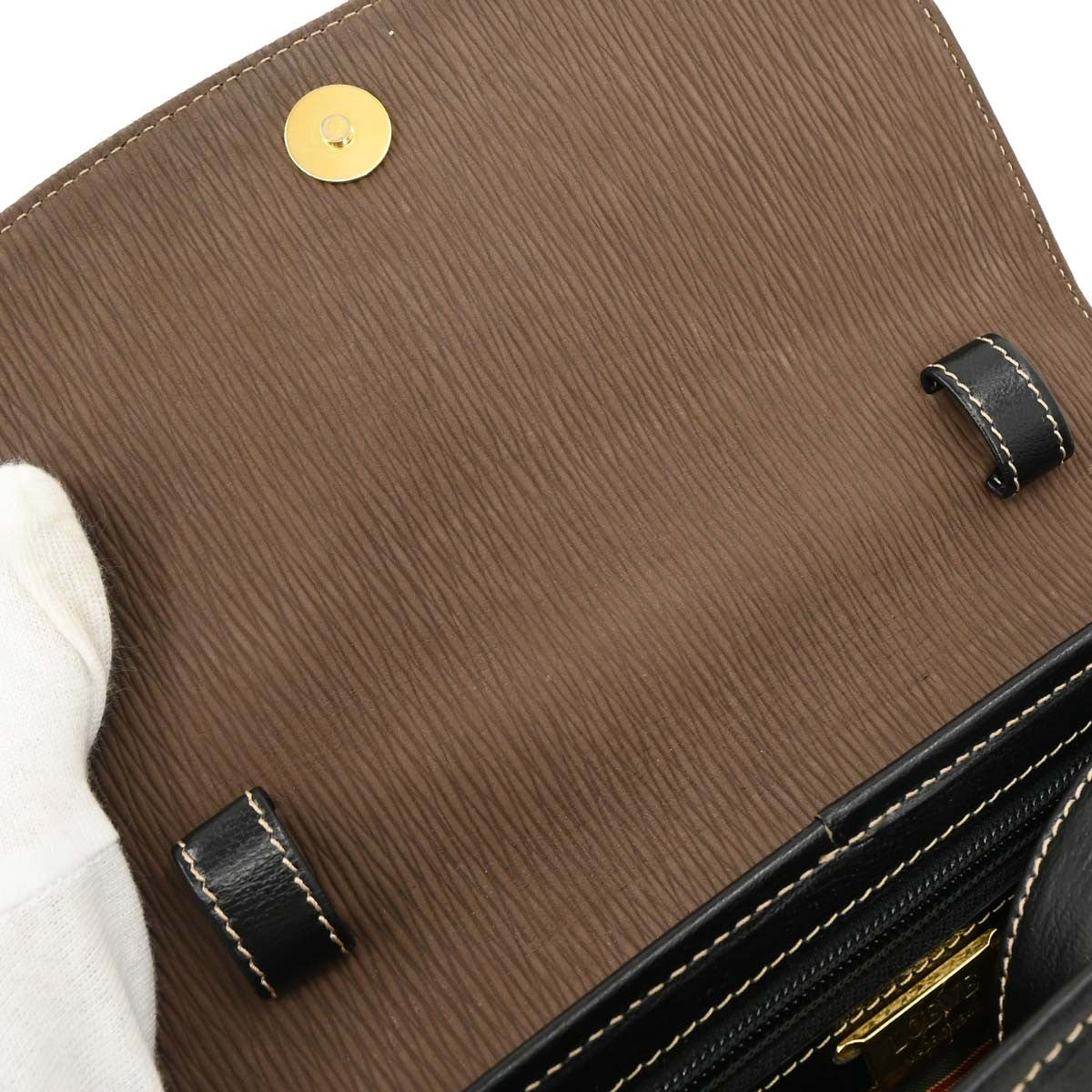 Loewe Velazquez shoulderbag Leather, Brown, Leather, Shoulder Bag