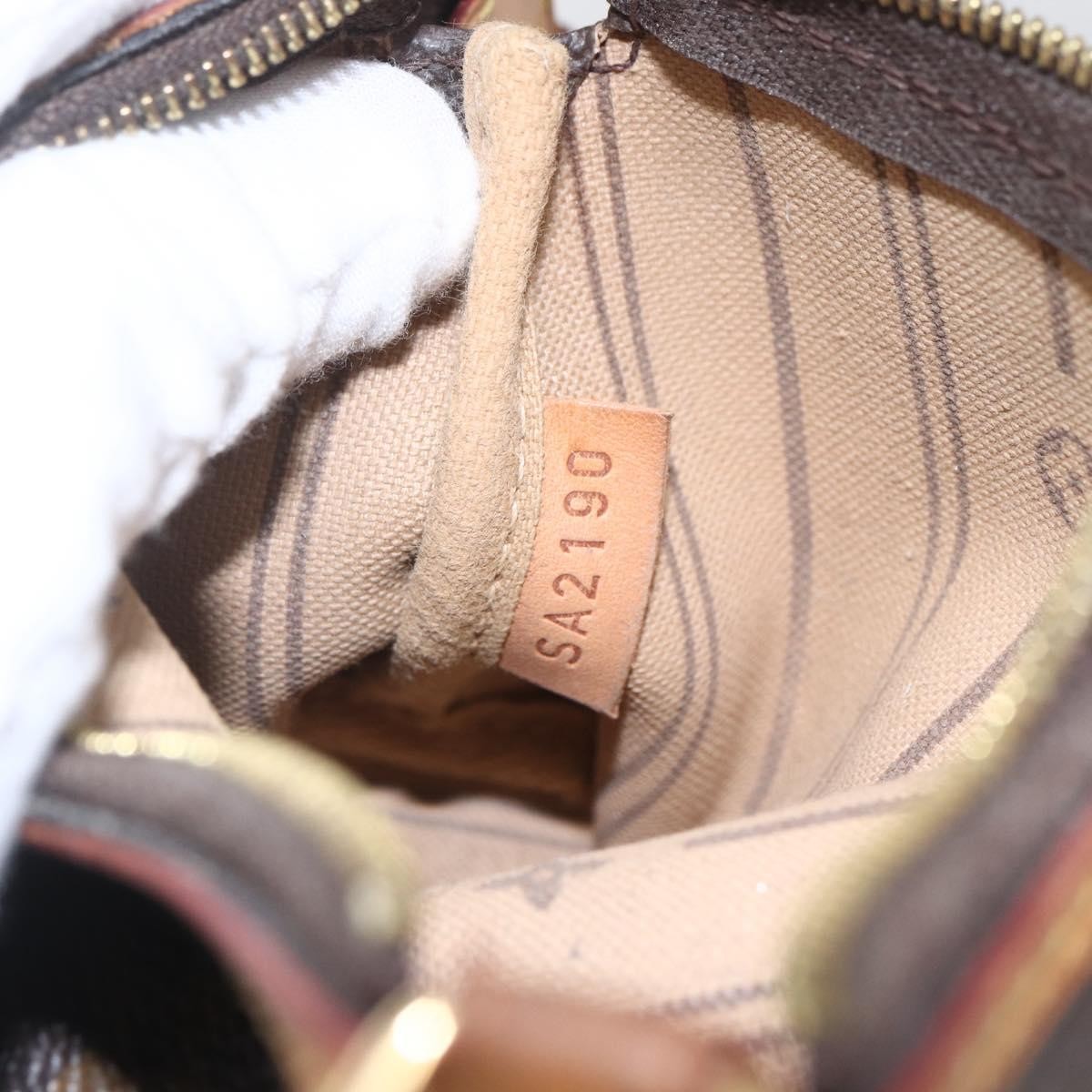 Louis Vuitton Delightful Pochette Monogram Canvas, Brown, Canvas, Clutch