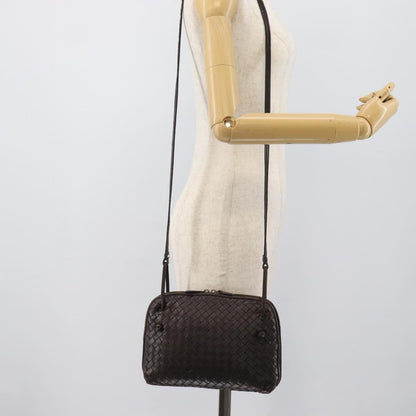 Bottega Veneta Nodini Intrecciato Nappa, Brown, Leather, Crossbody Bag