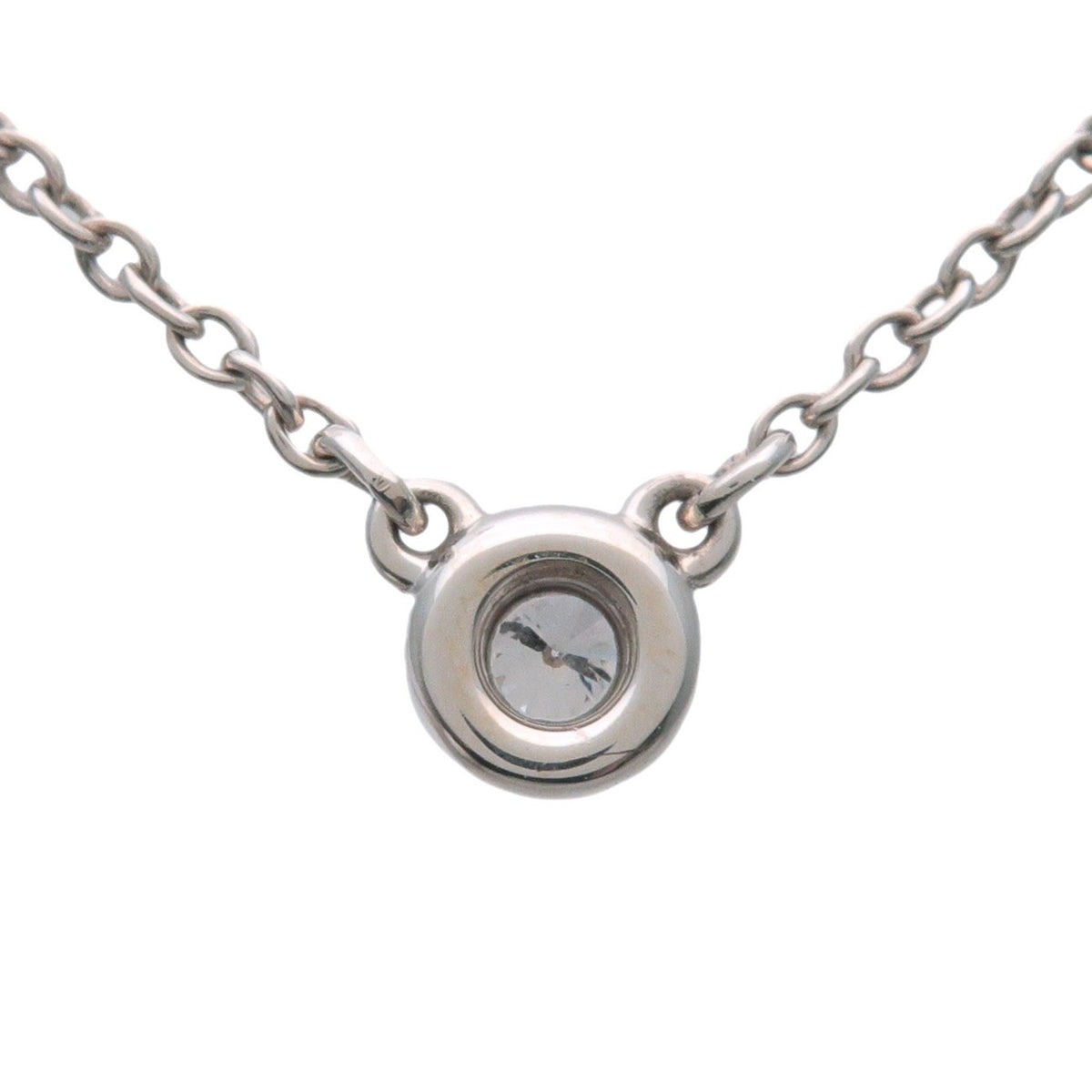 Tiffany & Co. Elsa Peretti Diamonds By The Yard Pendant Sterling Silver with Diamond, Silver, Sterling Silver, Necklace