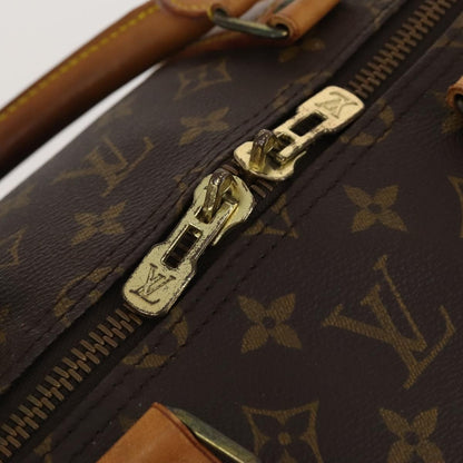 Louis Vuitton Keepall Monogram, Brown, Canvas, Travel Bag