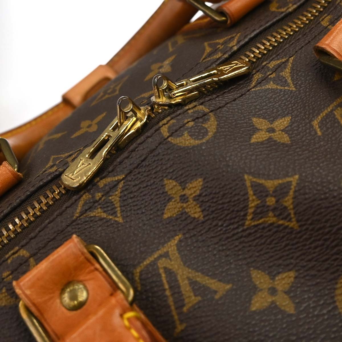 Louis Vuitton Keepall Monogram Canvas, Brown, Canvas, Travel Bag