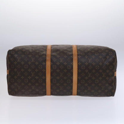 Louis Vuitton Keepall Bag Monogram Canvas, BROWN, CANVAS, Travel bag