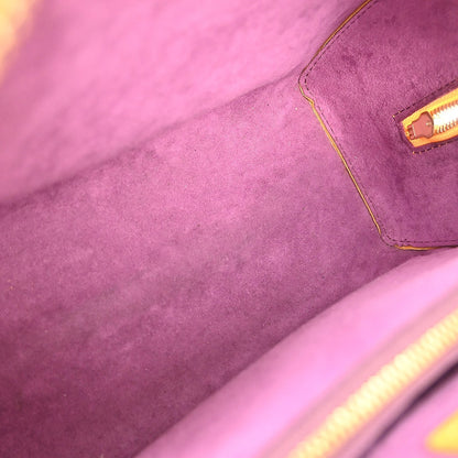 Louis Vuitton Pont Neuf Epi Leather, Yellow, Leather, Handbag
