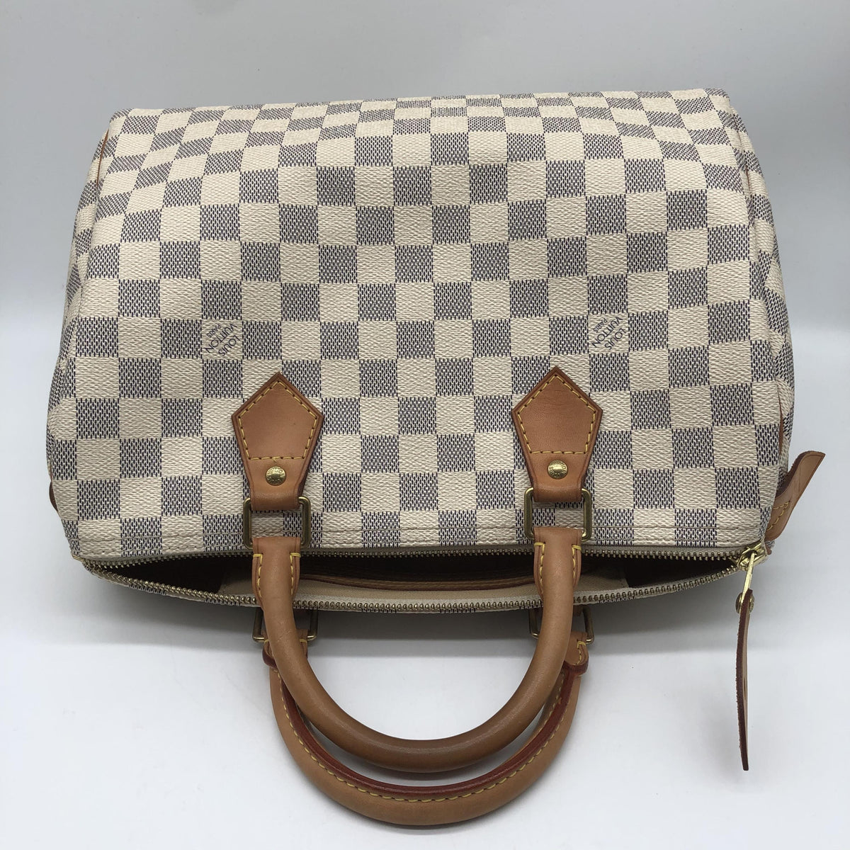 Louis Vuitton Speedy Damier, Beige, Canvas, Handbag